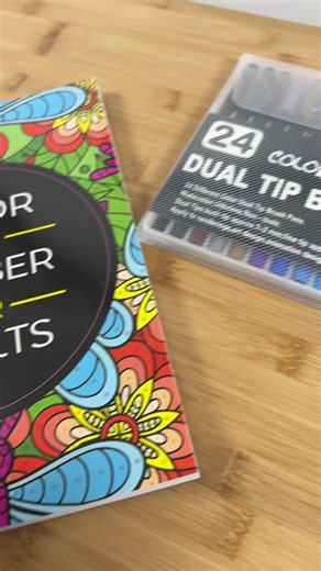 Unwind, relax, and get creative with this Color By Number geometric coloring book! Perfect for stress relief, mindfulness, and beginner-friendly coloring. Pair it with the dual-tip brush pens for vibrant, smooth coloring that brings every page to life. A great gift for adults, teens, and anyone who loves calming hobbies. #adultcoloring #stressrelief #mindfulness #colorbynumber #arttherapy