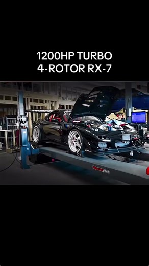 1200HP Turbo 4-Rotor RX-7 Dyno Test