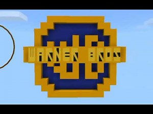 warner bros pictures logo in minecraft