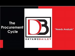 Procurement Needs Analysis