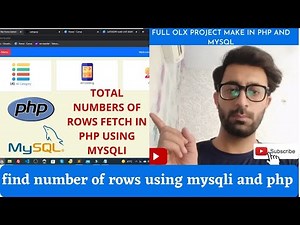 Total number of Count rows in database using php with mysqli
