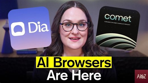 Live Demo & Review of the Newest AI Browsers: Dia vs Comet