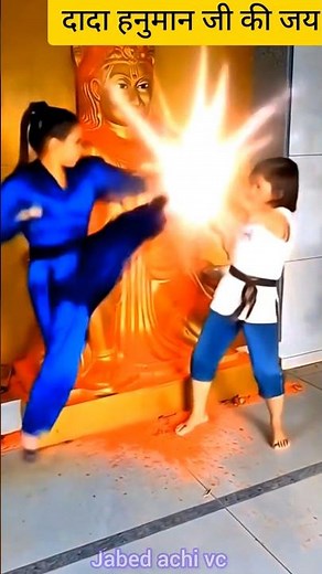 दादा हनुमान जी की जय 😱🙏 #aishorts #hanumanstatus #shorts