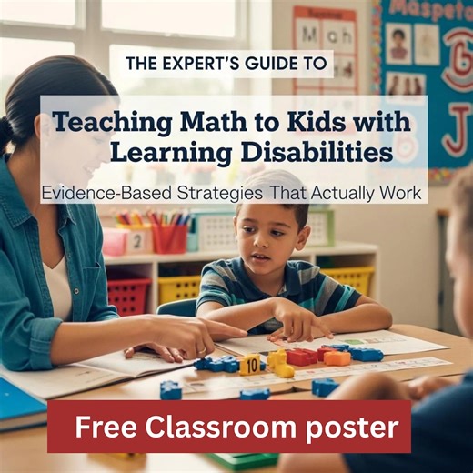 The Expert's Guide to Teaching Math to Kids With Learning Disabilities | Special Education Teacher Resource Ebook PDF - Etsy UK