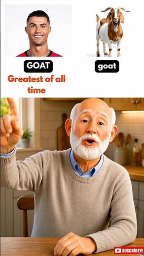 GOAT vs goat 🐐 | Learn English Vocabulary Fast #vocabulary #learnvocabulary #english #shorts