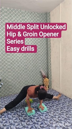 middle split easy drills#motivation #fitness #viral #yoga #mobility