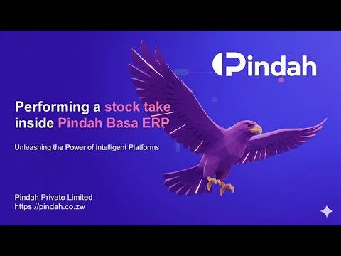 Performing a stock take inside Pindah Basa ERP