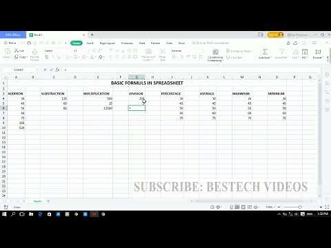 HOW TO USE FORMULAS IN WPS OFFICE | HOW TO APPLY FORMULA IN WPS | HOW TO USE FORMULAS IN SPREADSHEET