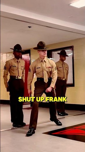 U.S. Marine Recruit: The First Encounter with a Drill Instructor