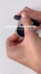 This power bank can charge ALL your devices at once without any wires! 🤯 . This small compact charger is perfect for throwing in your car or purse so you can charge any device on the go. This 10,000mAh power bank charges an iPhone in 30 minutes! It can also wirelessly charge all your devices at once including AirPods, Apple Watches, and your iPhone! I have seen similar chargers but they all have to be plugged in so this wireless power bank is a game changer! . ⭐️Want the link? You can comment P