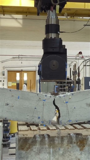 Failure of a post-tensioned beam