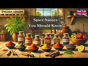 Essential Spices in English – Quick and Easy Guide