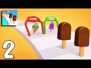 Ice Cream Stack Runner - Gameplay Walkthrough Part 2 | Android, iOS