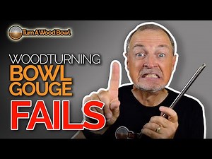Bowl Gouge Don't Do This - Woodturning Video