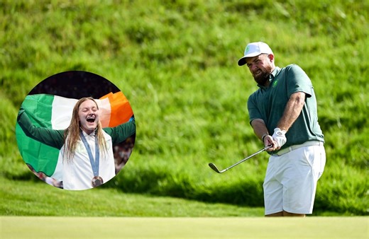 Shane Lowry takes inspiration from swimmer Mona McSharry’s bronze medal win at the 2024 Olympics, pictures himself winning gold
