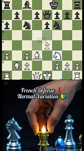 3K views · 23 reactions | French Defense ❗ Normal Variation  #chess #reelsvideoシforyou #reelsfb #trap #shorts | Chess tricks | Facebook