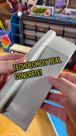 DIY Tech Deck with REAL Concrete!