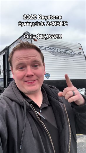 Brand New 2023 Keystone Springdale 260BHC Only $17,999!!! #rv #rvliving #rvlifestyle #rvtiktok #keystonerv #traveltrailer #traveltrailerlife #traveltrailerliving #iworkforgeneralrv