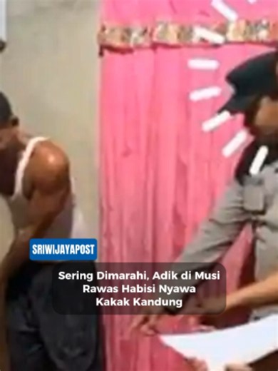 Kejadian ini berlangsung Minggu, 13 September 2026 sekitar pukul 04.15 WIB di rumah orang tua mereka, Desa Semangus Baru, Muara Lakitan. Solihin (24) disebut sering berselisih dengan kakaknya, Sahori (29), dan saat itu korban diduga kembali memanasi Solihin ketika sedang dimarahi ayah mereka. Tiba-tiba, Solihin menyerang Sahori menggunakan sajam hingga korban mengalami tiga luka dan akhirnya kehilangan nyawanya Yang bikin makin bikin geger, beberapa jam setelah kejadian, Solihin menyerahkan diri