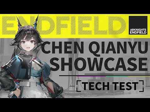 Chen Qianyu Showcase - Abilities + Menu Poses + Idle + Party Poses + Combat |【Arknights: Endfield】