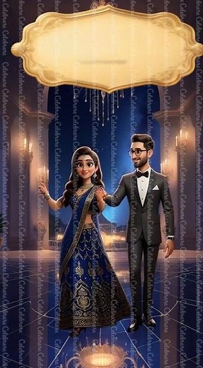 Video ID- 1150 | Wedding Invitations: 3D AI Animation |A Cinematic AI Wedding Invitation | Celebrare