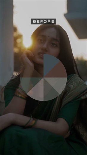 Before / After📍Free Golden Hour Desktop & Mobile Lightroom Presets #newcinematicpreset #presets