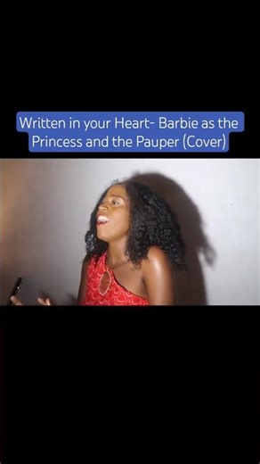 Written in your Heart- Barbie as the Princess and the Pauper (Cover by Jillisa René) #shorts #barbie