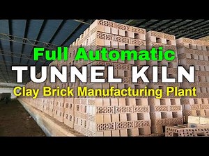 Full Automatic Clay Brick Making Plant Tunnel Kiln, Tunnel Dryer Technology