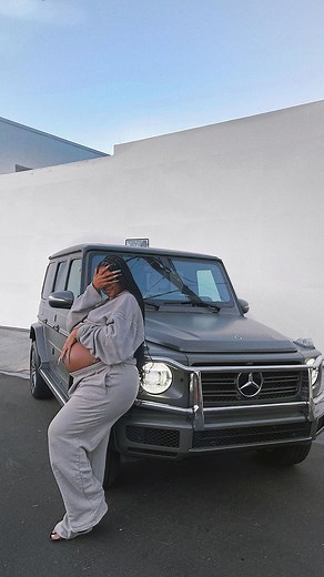 Miracle Watts on Instagram: "This has been an amazing pregnancy, I am blessed beyond measure and so thankful for my partner. You have made this journey such a peaceful breeze. I Love You Man, My Dawg 4L!!! Energyyyyy Baby, you did that!! #PushPresent. Nails : @riantenailz"