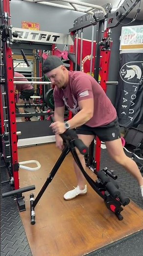 The Merach dual track ab trainer lets you hit abs in a smoother, tighter motion than regular rollers