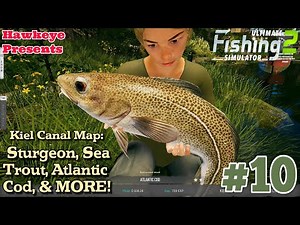 Ultimate Fishing Simulator 2 - Kiel Canal Map: Sturgeon, Sea Trout, Atlantic Cod, & MORE!