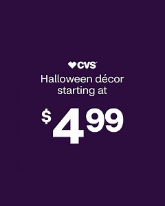 Get Halloween décor starting at $4.99 to make your home extra spooky. | CVS Pharmacy | Facebook