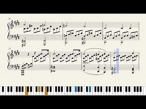 L. V. Beethoven : Moonlight Sonata 1st MVT (Musescore 3)