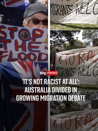 As Australia slides into its summer, it is leaving behind months marked by nationwide protests on one major issue - migration. Sky's Nicole Johnston speaks to protesters on both sides of the debate. #skynews #australia #migration