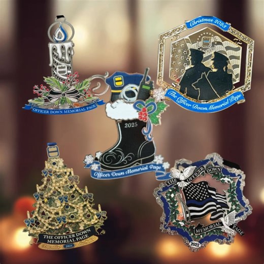 The 2025 ODMP Holiday Ornament is here. Honor the fallen and celebrate the season with this year’s exclusive design or complete your collection with our limited multi-year gift sets. Every purchase supports ODMP’s mission to remember every fallen hero. Shop now at https://store.odmp.org/ornaments/ #HonorTheFallen #NeverForgotten #ODMP #HolidayOrnament #SupportODMP | The Officer Down Memorial Page (ODMP)