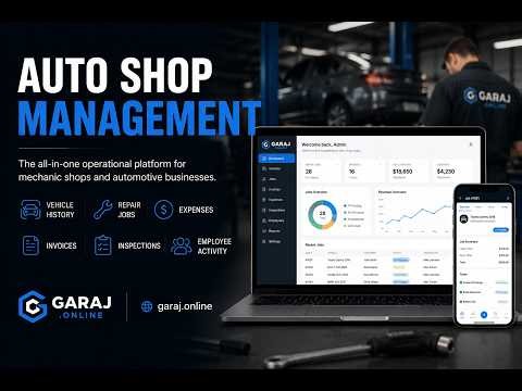 Auto Shop Management Operational platform for automotive businesses. #mechanicshop