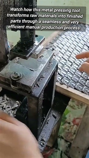 Professional Metal Components Being Formed With This Powerful Machine