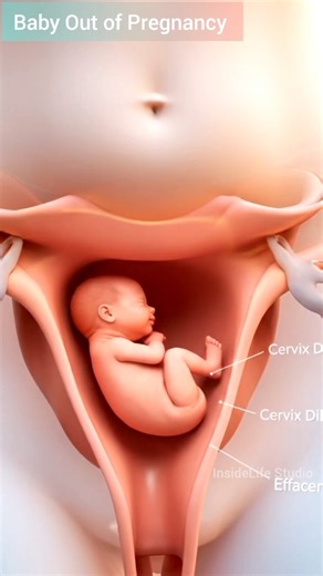 How a Baby Is Born | Natural Childbirth Explained | 3D #shorts #viral #babybody