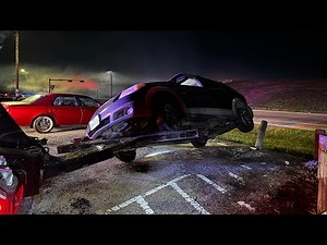 Crazed Debtor Totals Car Trying to Escape REPO!!