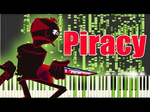 Piracy - FNF VS Baldi's Basics In Funkin MIDI | Piracy Piano sound