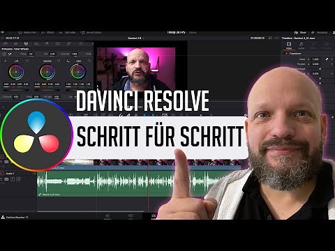 Davinci Resolve 17 Grundkurs für Beginner auf Deutsch Schritt für Schritt Tutorial Anleitung