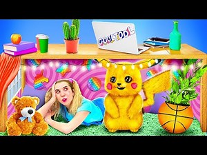 DIY Secret Room Under the Table *TikTok Hacks and Gadgets*