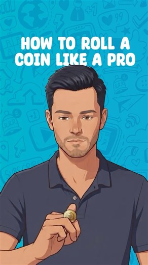 How To Roll a Coin Like a Pro 🪙😱 #coinroll #shorts