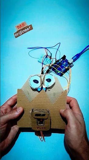 Make #craft with #cardboard and #arduino #handmade