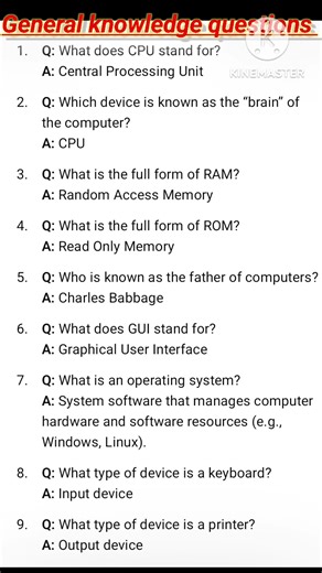 “Top Computer GK Questions & Answers for All Competitive Exams”