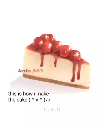 Cheesecake Art Tutorial: Drawing Cakes in IbisPaint