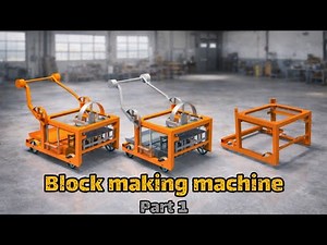 Manual Block Making Machine Design – Part 1 | SolidWorks Tutorial