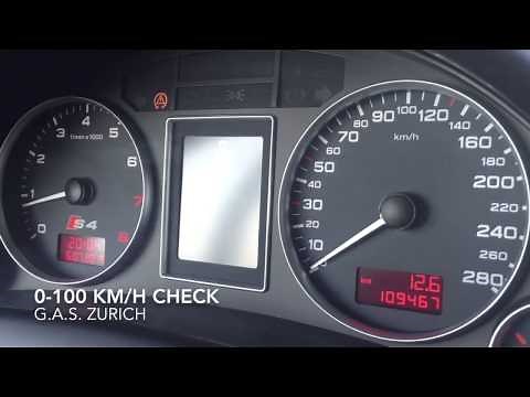 Audi S4 Avant 4.2 V8 Quattro 344 PS 0-100 & 0-60 km/h acceleration