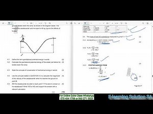 Grade 10 Physical Sciences Term 3 | Test paper & memo part 2 of 2025