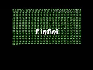 L'infini - Maths au lycée au Palais de la découverte